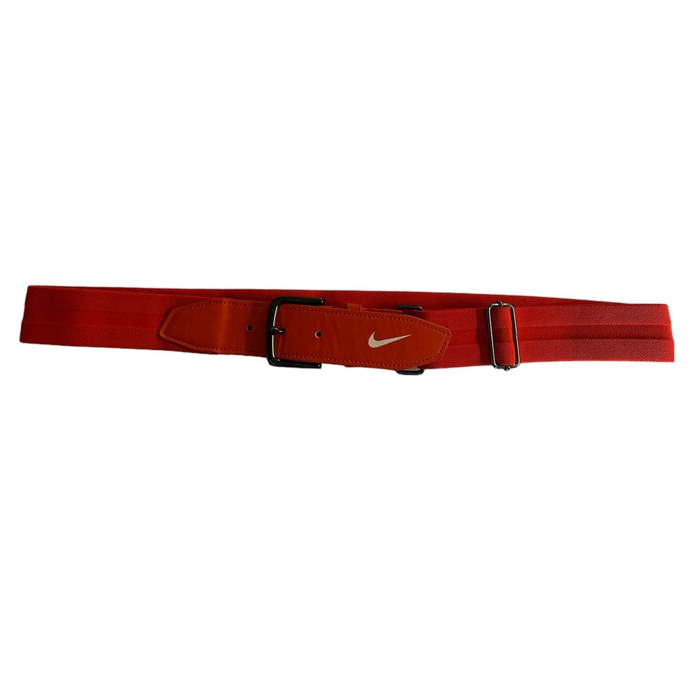 Nike Orange Adjustable Cloth Belt, OS